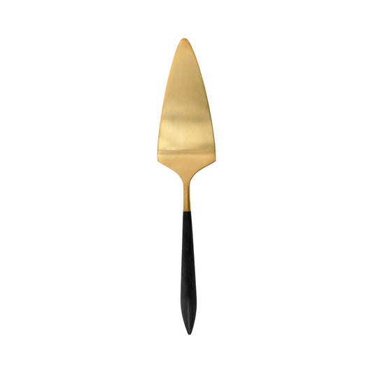 Oro & Black Pastry Server