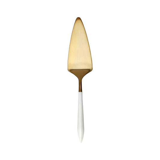 Oro & White Pastry Server