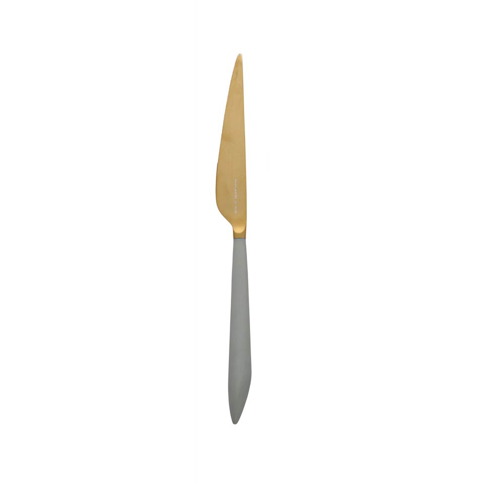 Oro & Light Gray Place Knife