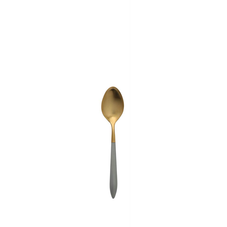 Oro & Light Gray Teaspoon