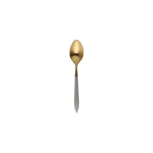 Oro & Light Gray Demitasse Spoon