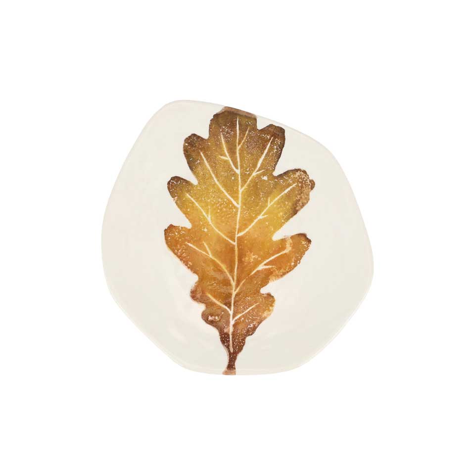 White Oak Leaf Salad Plate