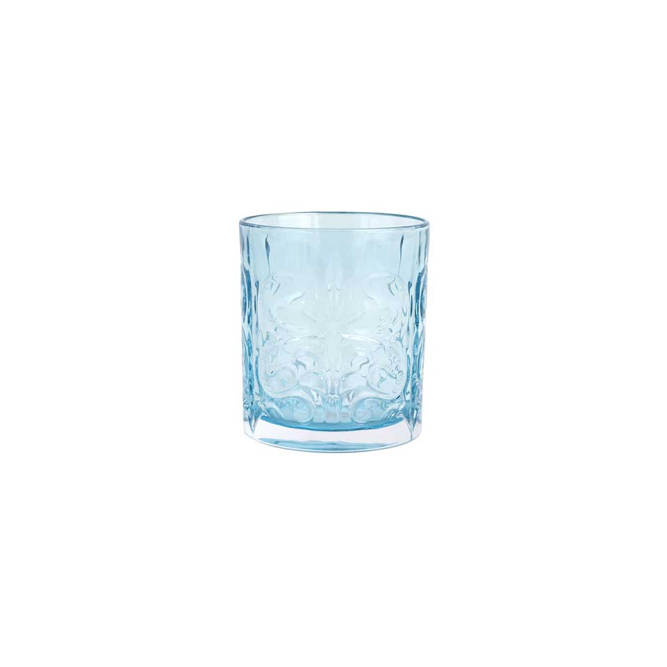 Light Blue Double Old Fashioned