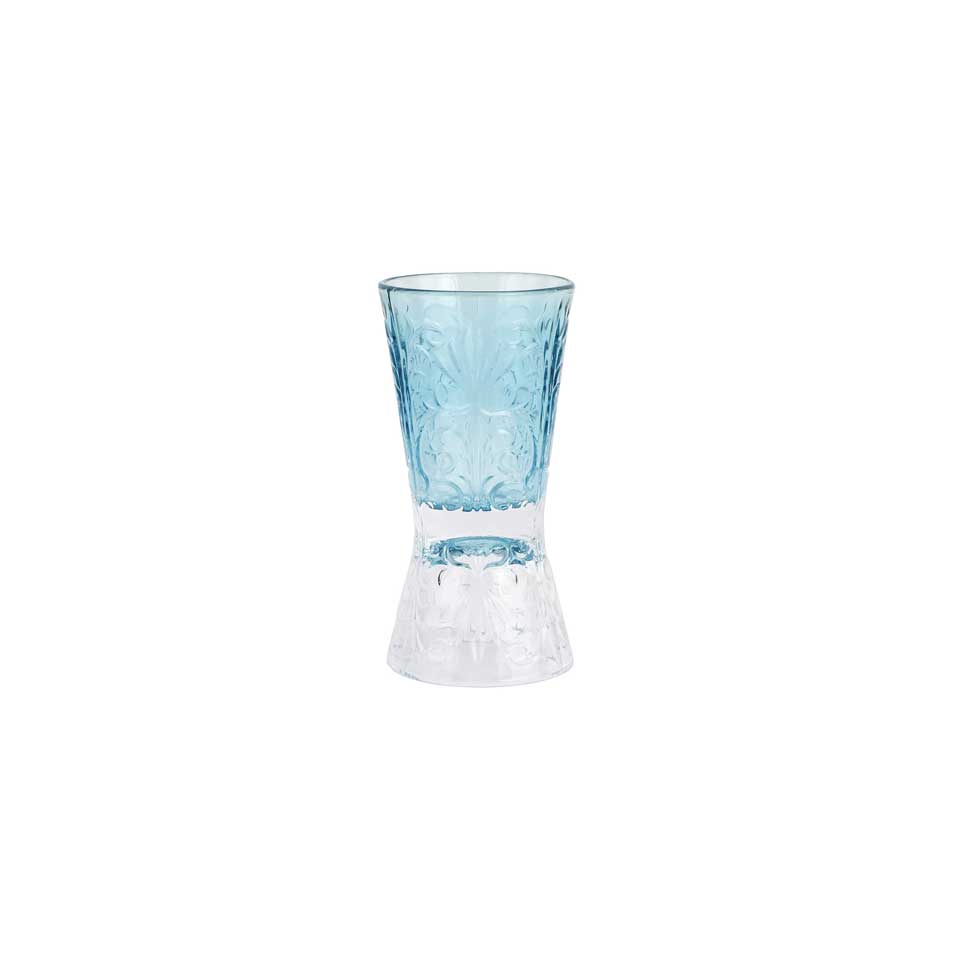 Light Blue Liquor Glass
