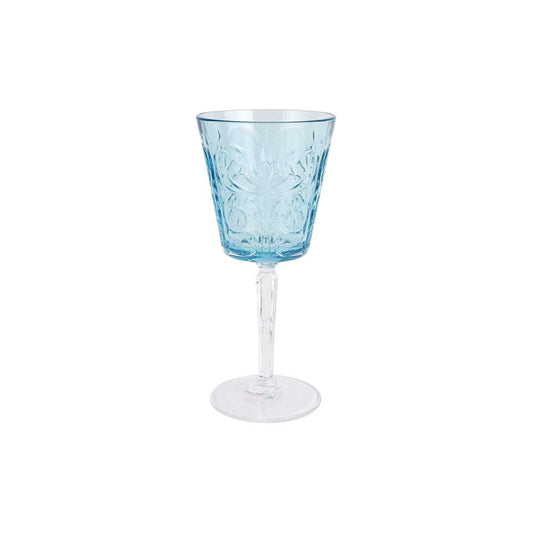 Light Blue Wine Glass