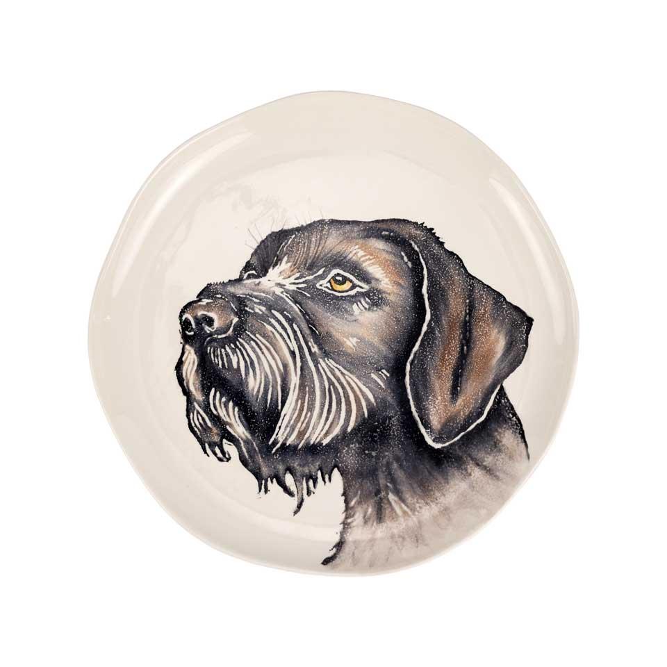 Spinone Italiano Medium Round Platter