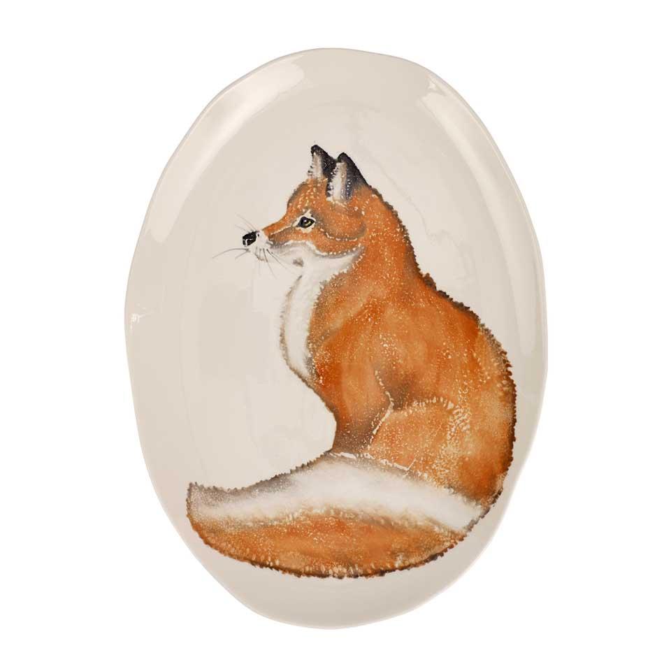 Fox Medium Oval Platter