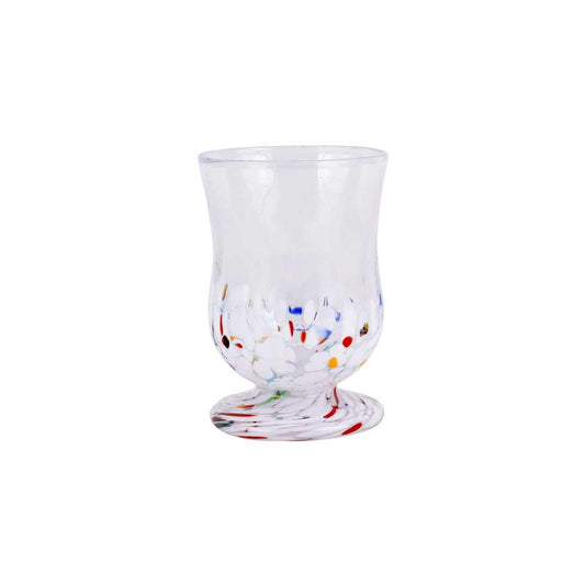 White Juice Glass
