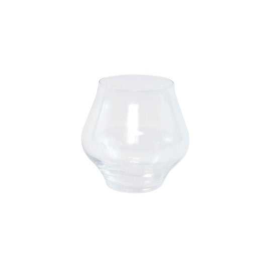 Clear Stemless Wine Glass