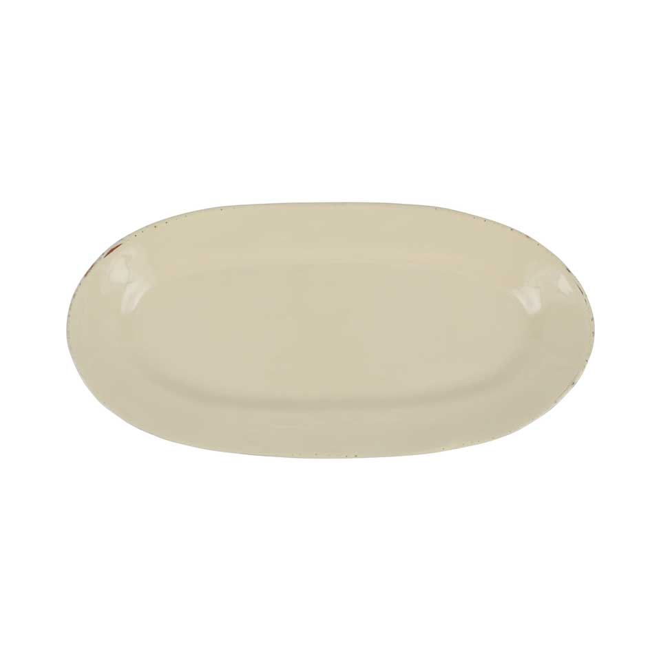 Crema Narrow Oval Platter