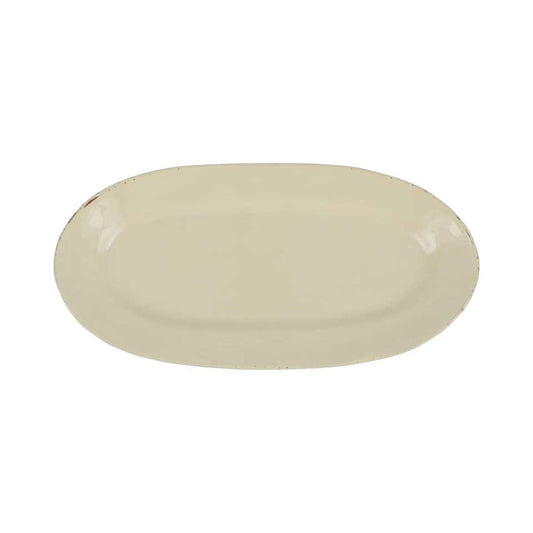 Crema Narrow Oval Platter