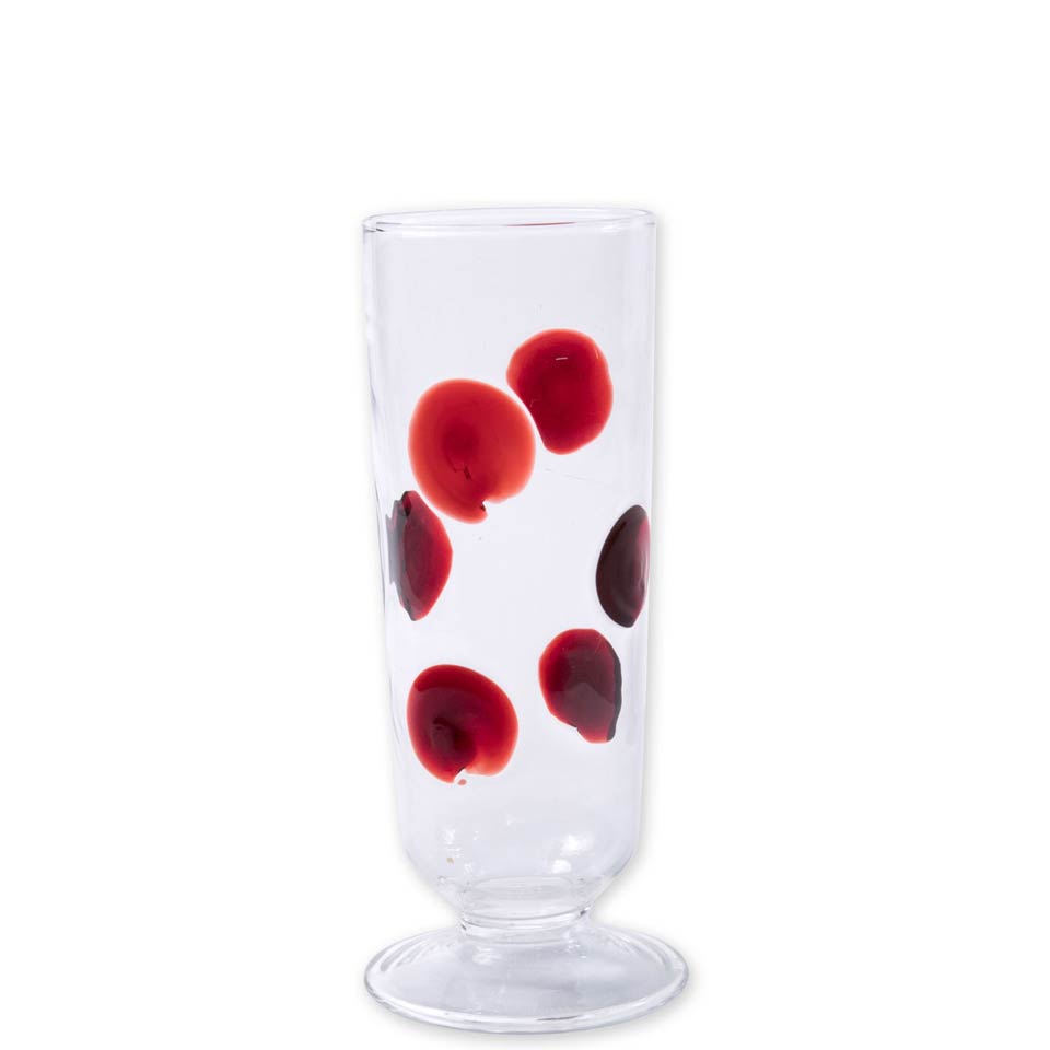 Red Champagne Glass