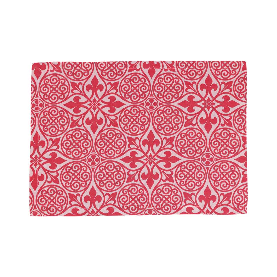 Red Placemats - Set of 4