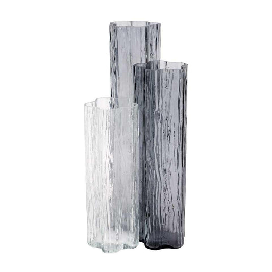 Glass Gray Vase