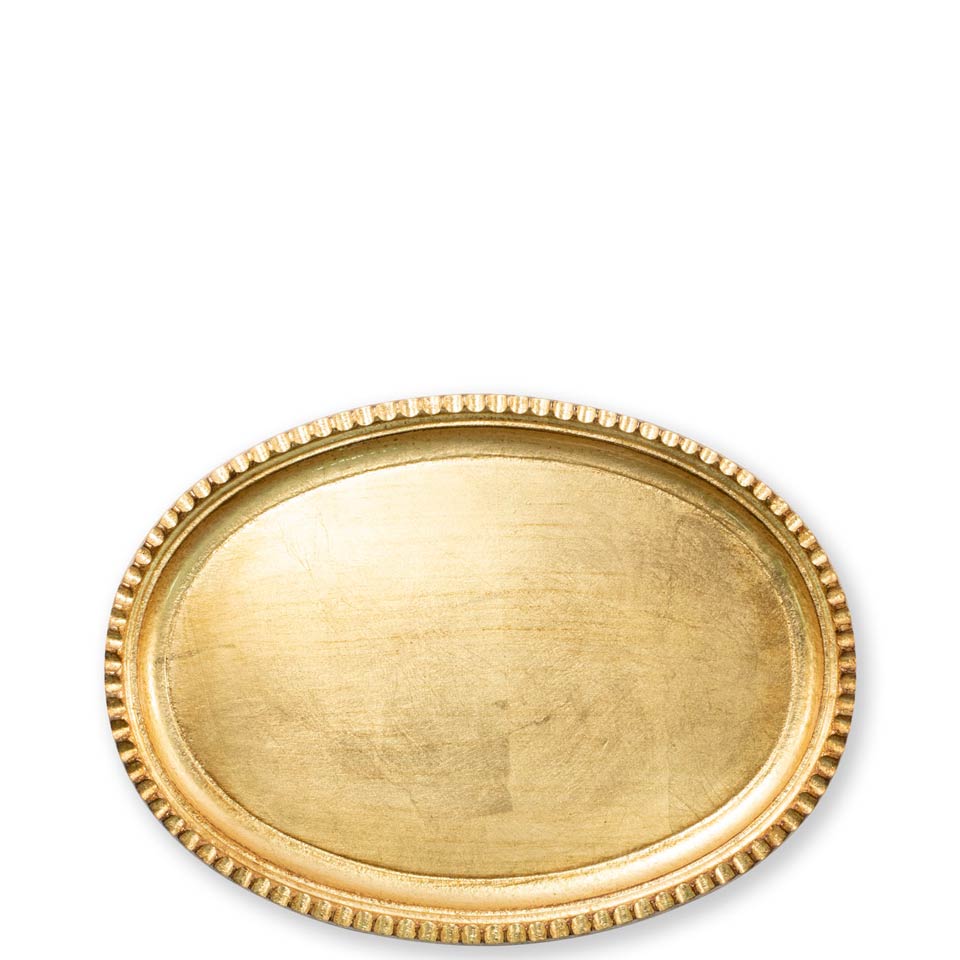 Gold Small Oval Tray