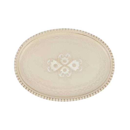Taupe Small Oval Tray