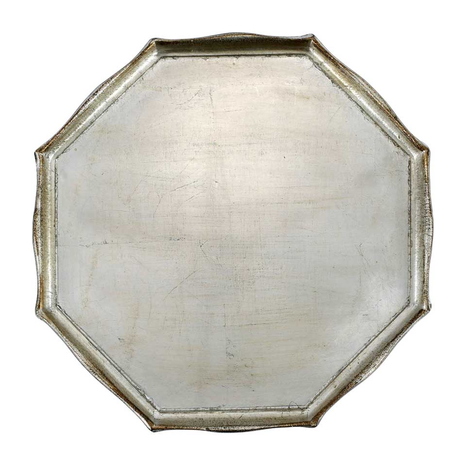 Platinum Octagonal Tray
