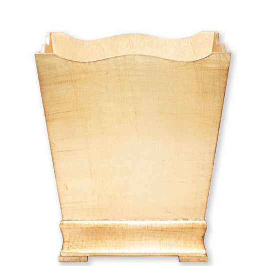 Gold Waste Basket