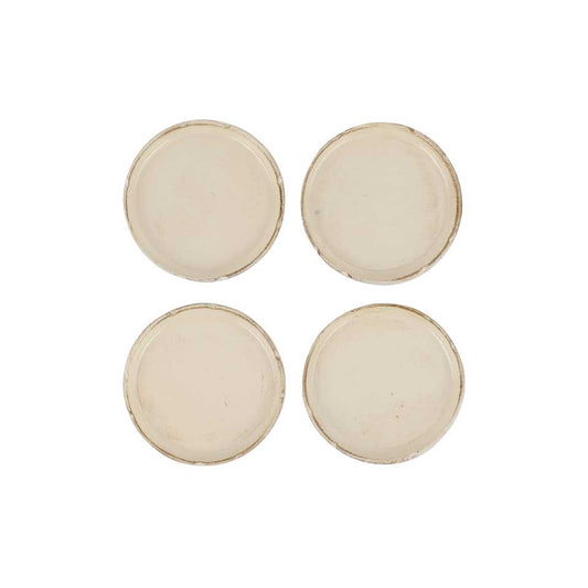 Taupe Coasters - Set of 4