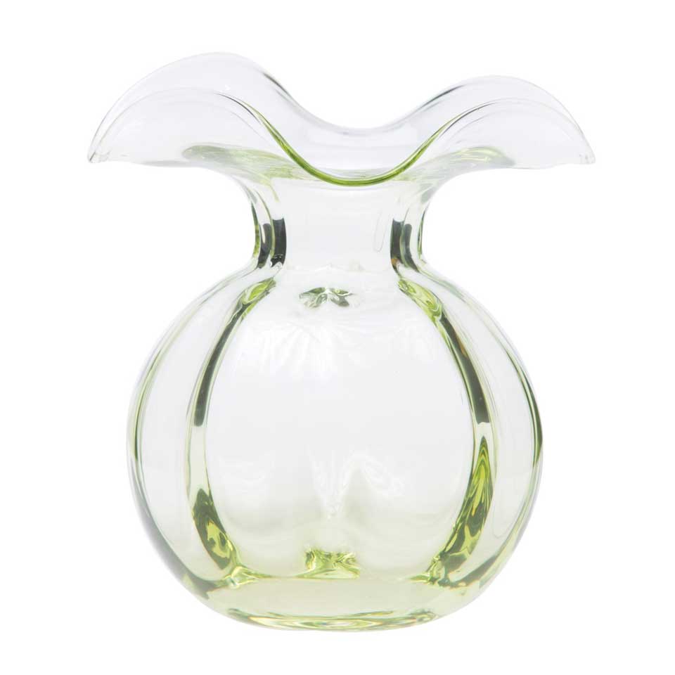 Green Medium Fluted Vase