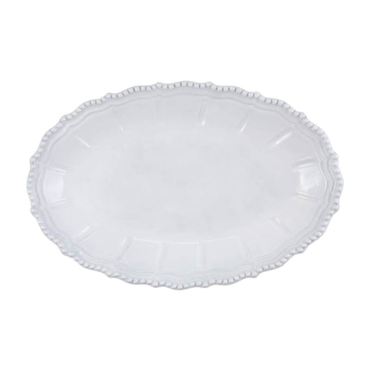 Baroque Large Oval Shallow Bowl