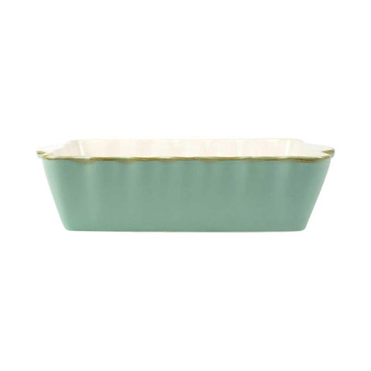 Aqua Medium Rectangular Baker