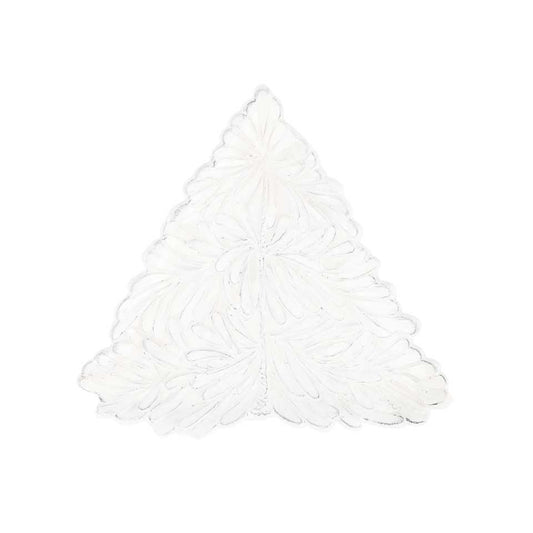 White Figural Tree Small Plate