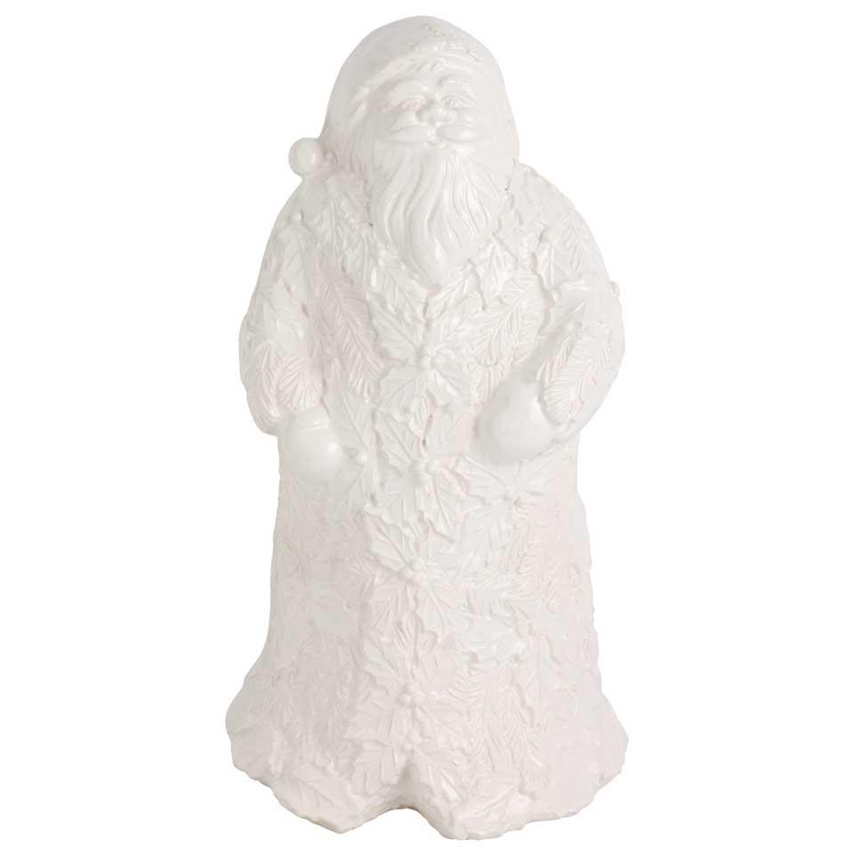 Figural Santa with Foliage