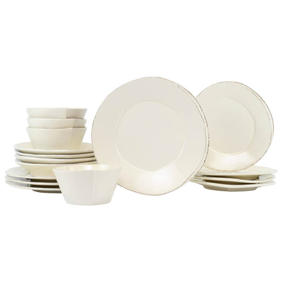 Linen Sixteen-Piece Place Setting