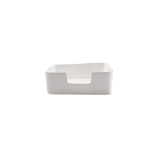 White Dinner Napkin Holder