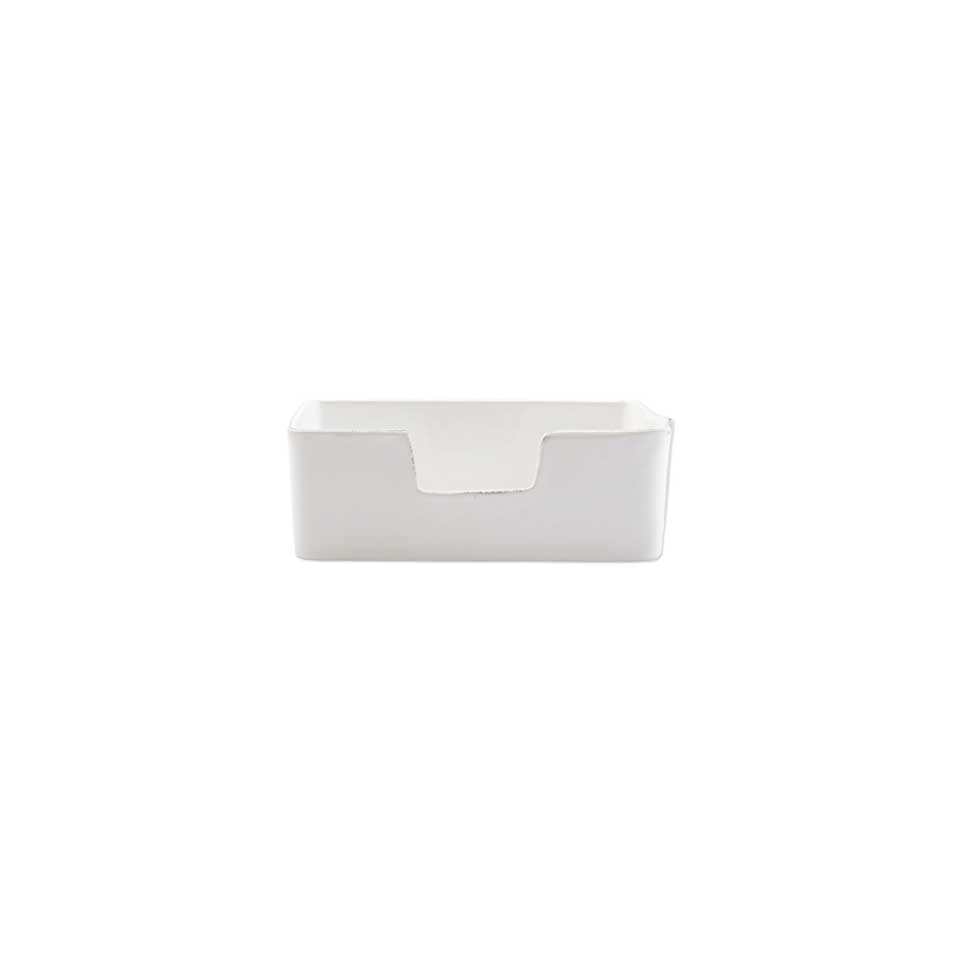 White Guest Towel Holder
