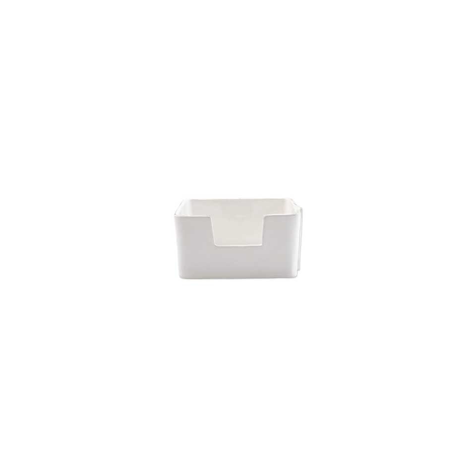 White Cocktail Napkin Holder