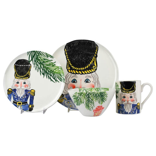 Blue Four-Piece Place Setting