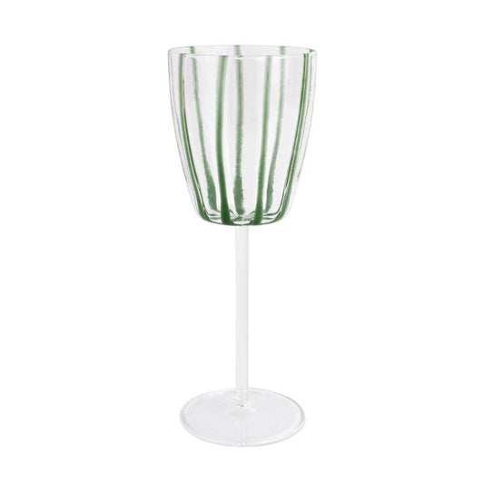 Green Wine Glass