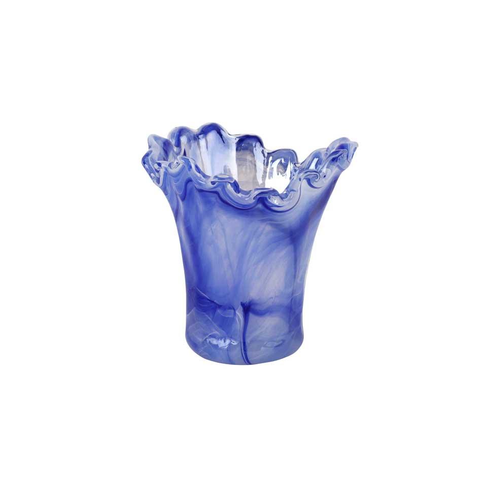 Cobalt Short Vase