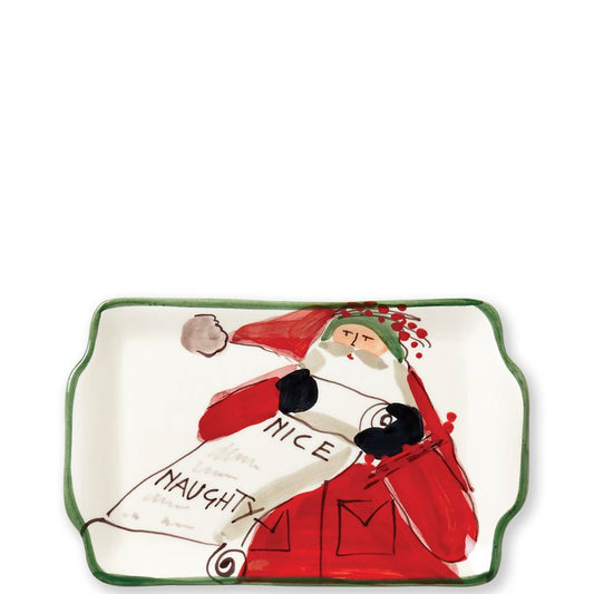 Rectangular Plate - Naughty or Nice