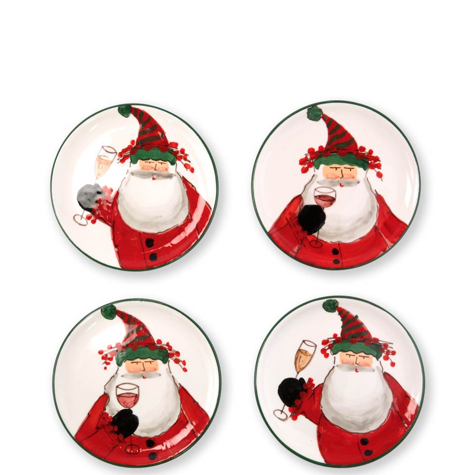 Cocktail Plates - Set of 4