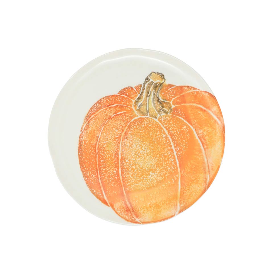 Salad Plate - Orange Medium Pumpkin