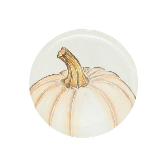 Salad Plate - White Medium Pumpkin