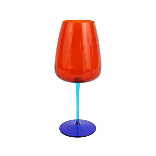 Orange Wine Glass