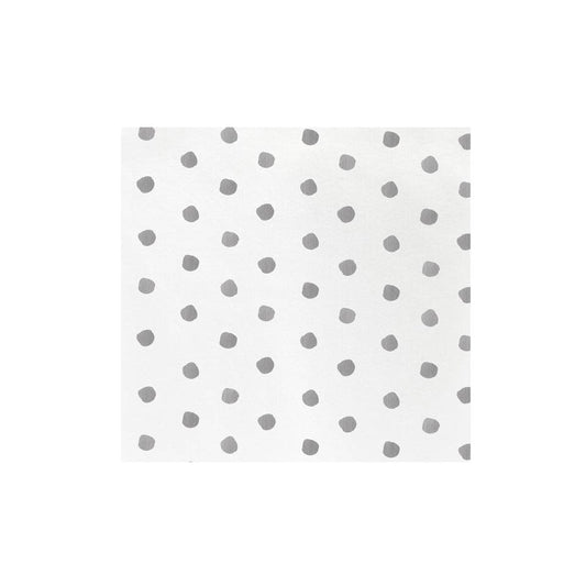 Dot Light Gray Dinner Napkins (Pack of 20)