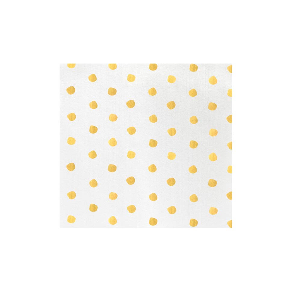 Dot Yellow Dinner Napkins (Pack of 20)