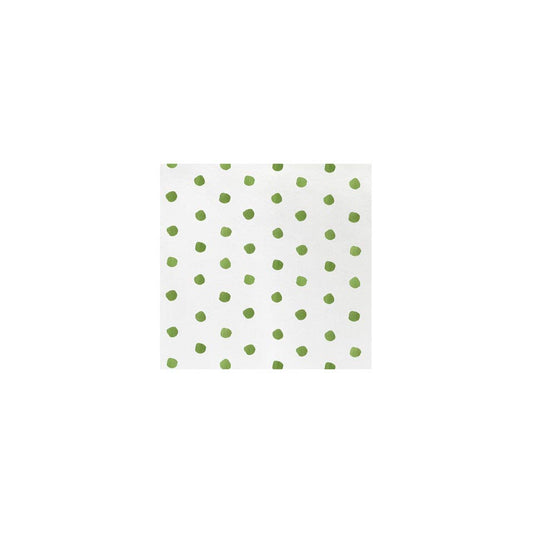 Dot Green Cocktail Napkins (Pack of 20)