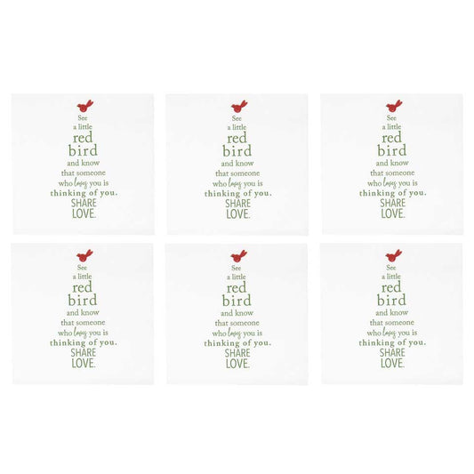 Holiday Tree Cocktail Napkins (Pack of 20) - Set of 6
