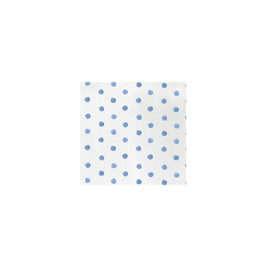 Dot Light Blue Cocktail Napkins (Pack of 20)