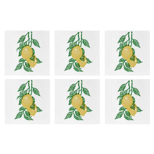 Limoni Cocktail Napkins (Pack of 20) - Set of 6