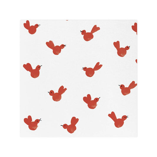 Red Bird Cocktail Napkins (Pack of 20)
