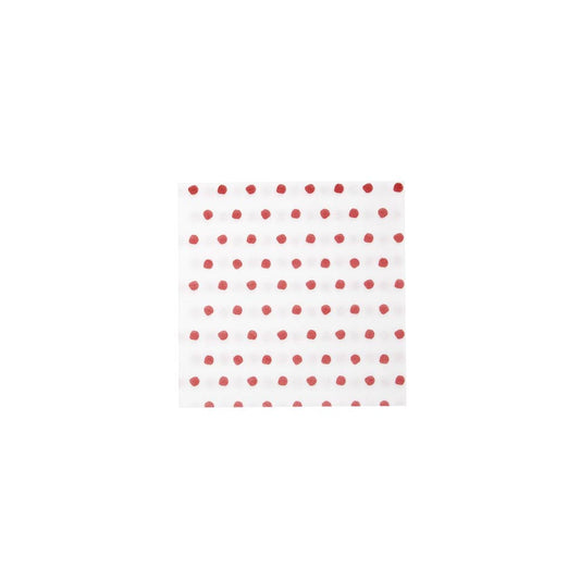Dot Red Cocktail Napkins (Pack of 20)