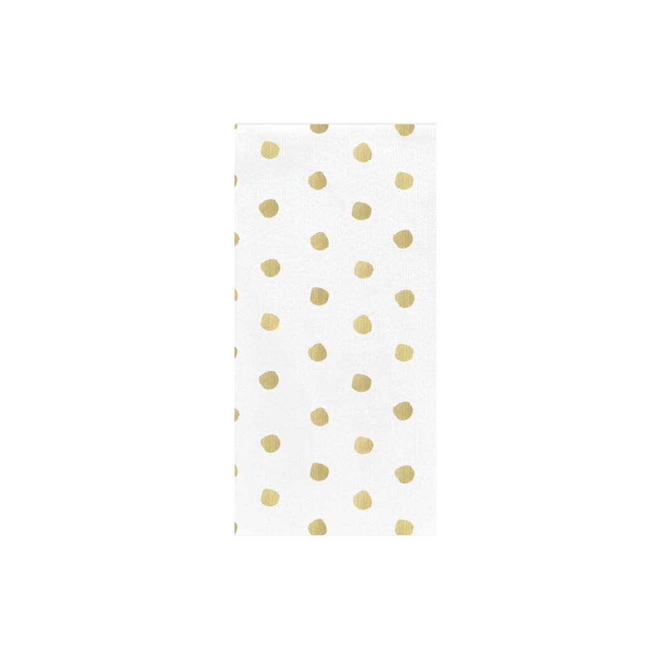 Dot Linen Guest Towels (Pack of 20)