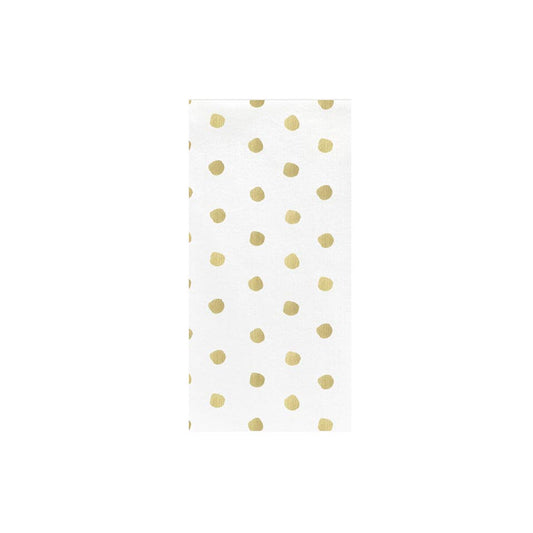 Dot Linen Guest Towels (Pack of 20)